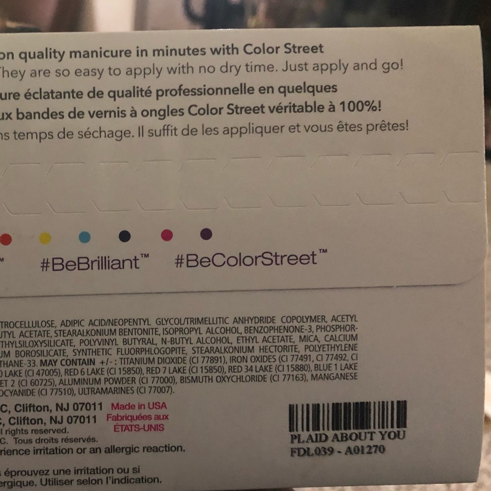 Plaid About You ColorStreet - Picture 2 of 3